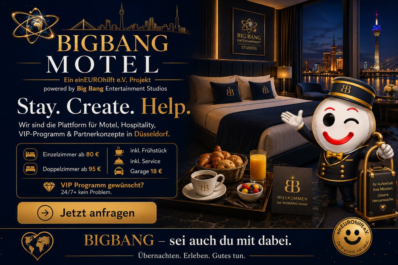 BigBang Motel – 24/7+ Kein Problem.